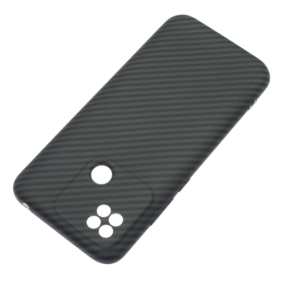 Чехол накладка KING для XIAOMI Redmi 9C, Redmi 10A, силикон, бархат, карбон, цвет темно синий