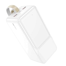 Внешний портативный аккумулятор, Power Bank BOROFONE BJ33D Extreme, 50000 mAh, 22.5W, PD30W, QC3.0, цвет белый