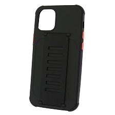 Чехол накладка LADDER NANO для APPLE iPhone 12 mini (5.4), силикон, держатель, цвет черный