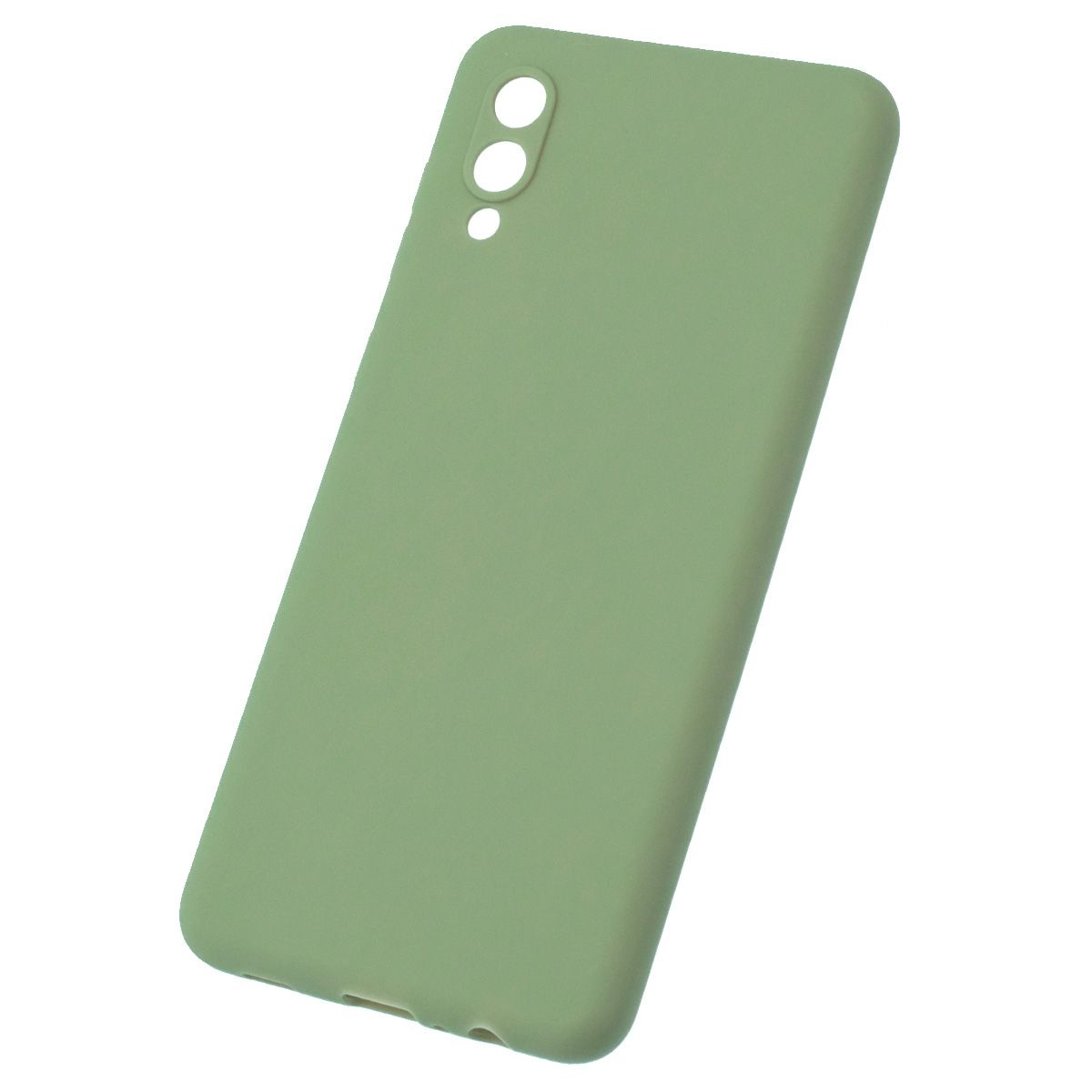 Чехол накладка для SAMSUNG Galaxy A02 (SM-A022G/DS), силикон, цвет фисташковый
