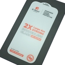 Защитное стекло 6D G-Rhino 200C HD Ultra для APPLE iPhone 14 Pro (6.1"), с сеточкой на динамике, прозрачное (Тип 2)
