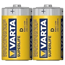 Батарейка VARTA Superlife LR20, D, BL2