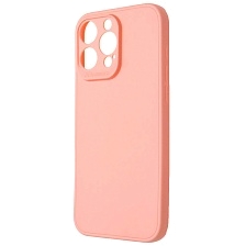 Чехол накладка для APPLE iPhone 16 Pro Max, защита камеры, силикон, цвет персиковый