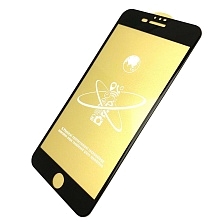 Защитное стекло Full Glue Premium для APPLE iPhone 6/6G/6S Plus (5.5"), цвет канта чёрный.