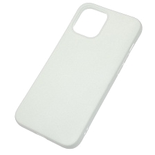 Чехол накладка для APPLE iPhone 12 Pro MAX (6.7"), силикон, цвет белый