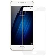 Защитное стекло 2D для MEIZU 3E WHITE (белый) Rinco толщина 0.26mm MBL.