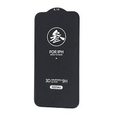 Защитное стекло 3D FULL GLUE REMAX GL-27 для APPLE iPhone 13, iPhone 13 Pro (6.1), iPhone 14 (6.1"), iPhone 16e (6.1"), 0.3mm, с сеточкой на динамике, цвет окантовки черный