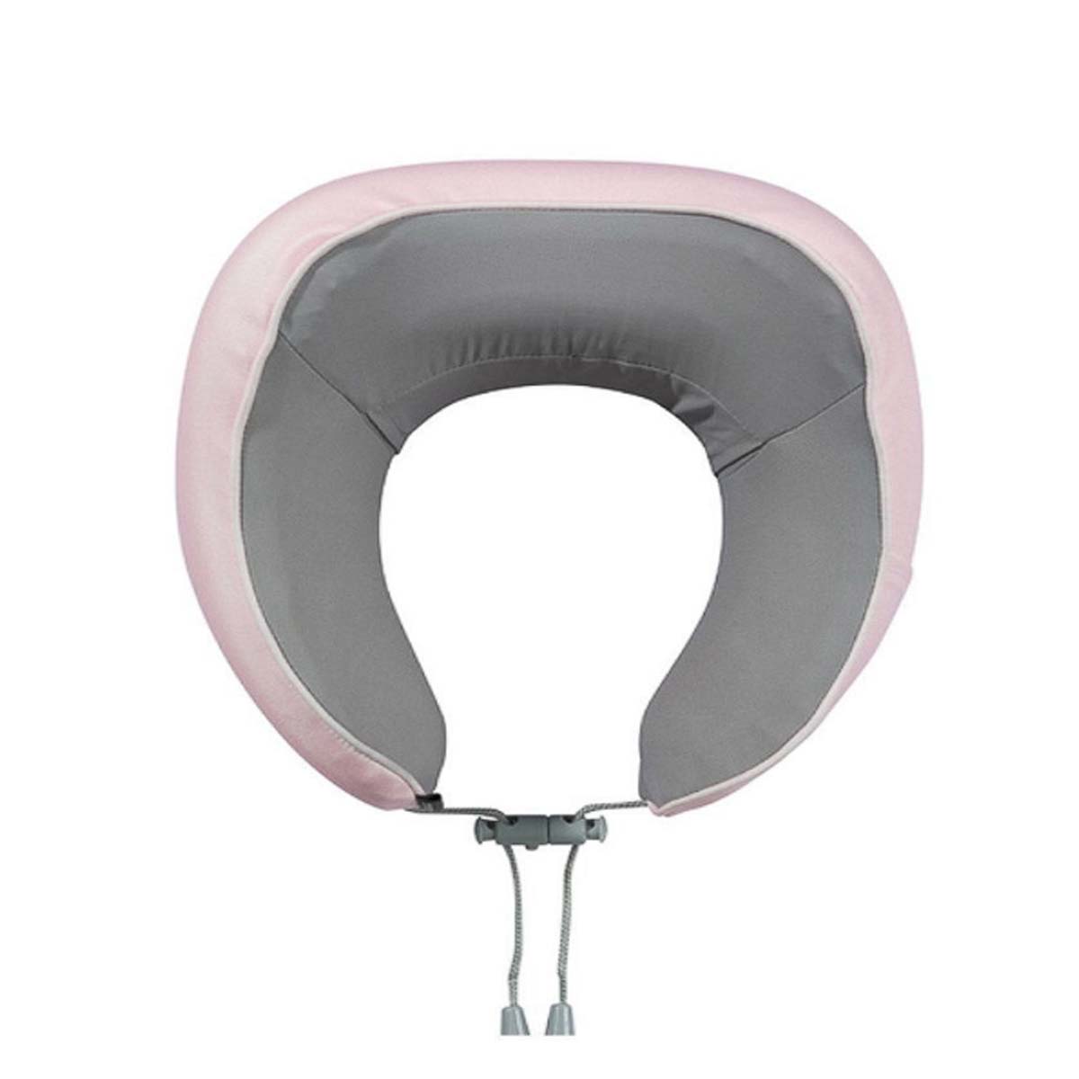 Подушка для шеи BASEUS Thermal, с 2 пакетами горячих компресс пластырей, цвет серо розовый