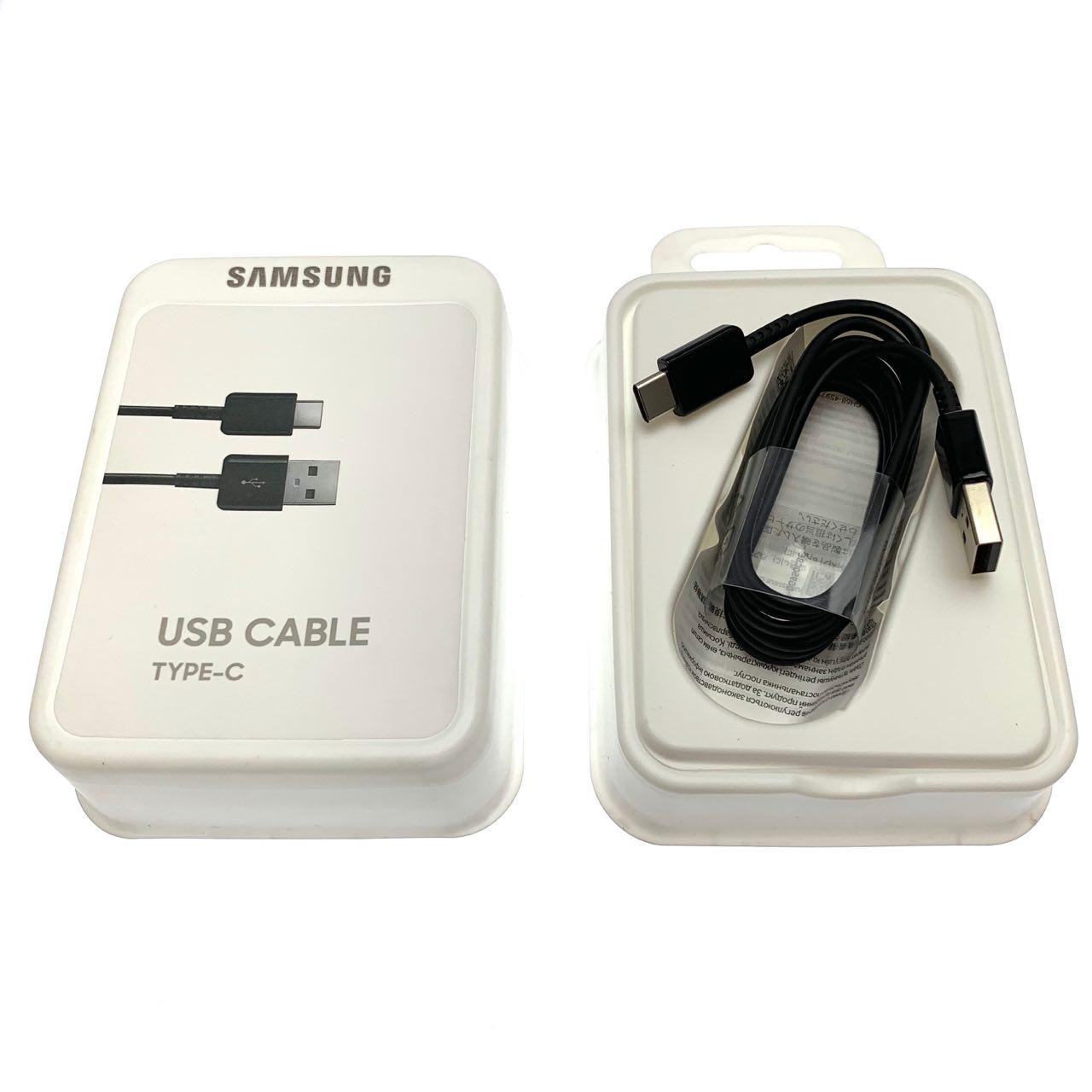 Дата-кабель Samsung USB - USB Type-C, 1.5 м, EP-DG930DWEGWW, цвет чёрный.
