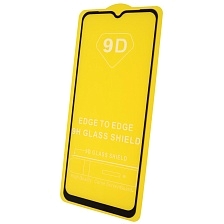 Защитное стекло 9D для Realme C3, цвет окантовки черный