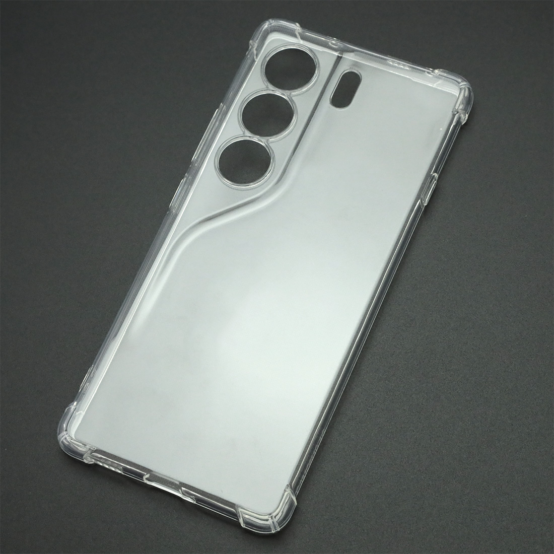 Чехол накладка для TECNO Camon 40 4G, защита камеры, усиленные края, силикон, цвет прозрачный