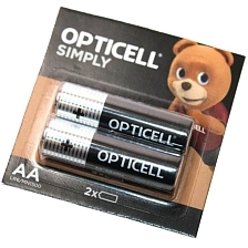 Батарейки 2 шт. OPTICELL SIMPLY LR6 AA 1.5V