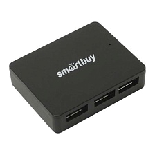 USB - Xaб Smartbuy SBHA-6000 4 порта, цвет черный
