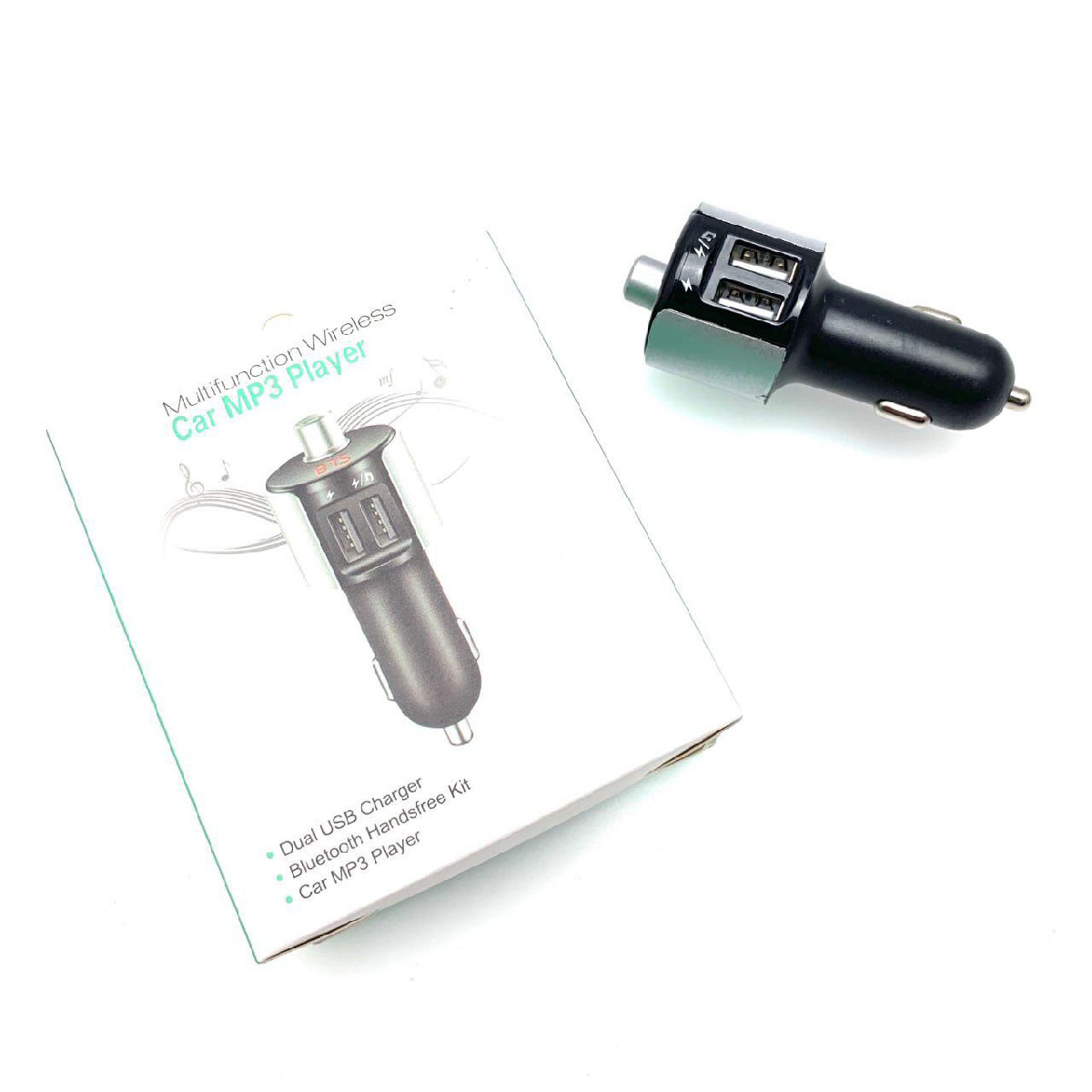 FM-модулятор A3 Dual USB MP3 3.1A, цвет черный. FM-модулятор A3 Dual USB MP3 3.1A, цвет черный.
