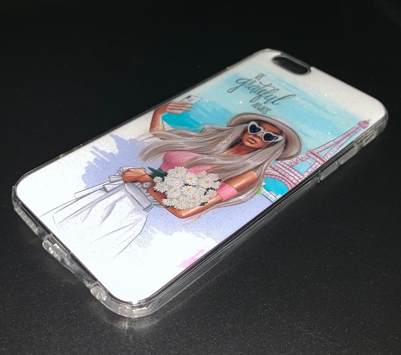 Чехол накладка для APPLE iPhone 6, 6S, силикон, рисунок Be grateful ALWAYS.