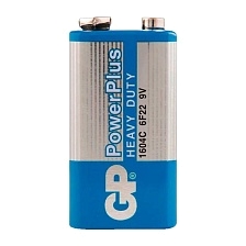 Батарейка GP PowerPlus Крона 6F22 Shrink 1 Heavy Duty 9V