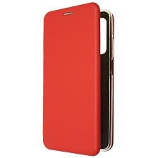Чехол книжка STYLISH для XIAOMI Mi 10T, Mi 10T Pro, экокожа, визитница, цвет красный