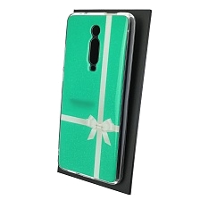 Чехол накладка для XIAOMI Mi 9T, Mi 9T Pro, Redmi K20, Redmi K20 Pro, силикон, глянцевый, блестки, рисунок Тиффани и CO бант | РЕТРО 2