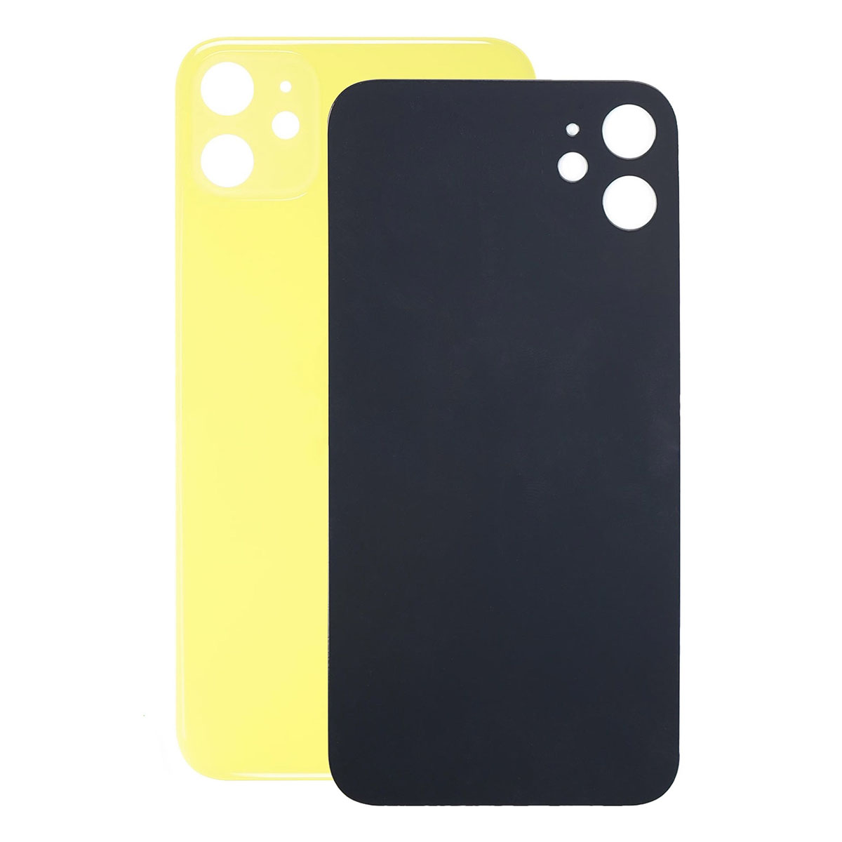 Задняя крышка корпуса для Apple iPhone 11, стекло, цвет желтый