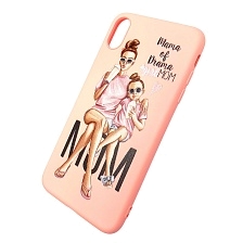 Чехол накладка для APPLE iPhone XS MAX, силикон, рисунок Mama of Drama Girl MOM. Чехол накладка для APPLE iPhone XS MAX, силикон, рисунок Mama of Drama Girl MOM.