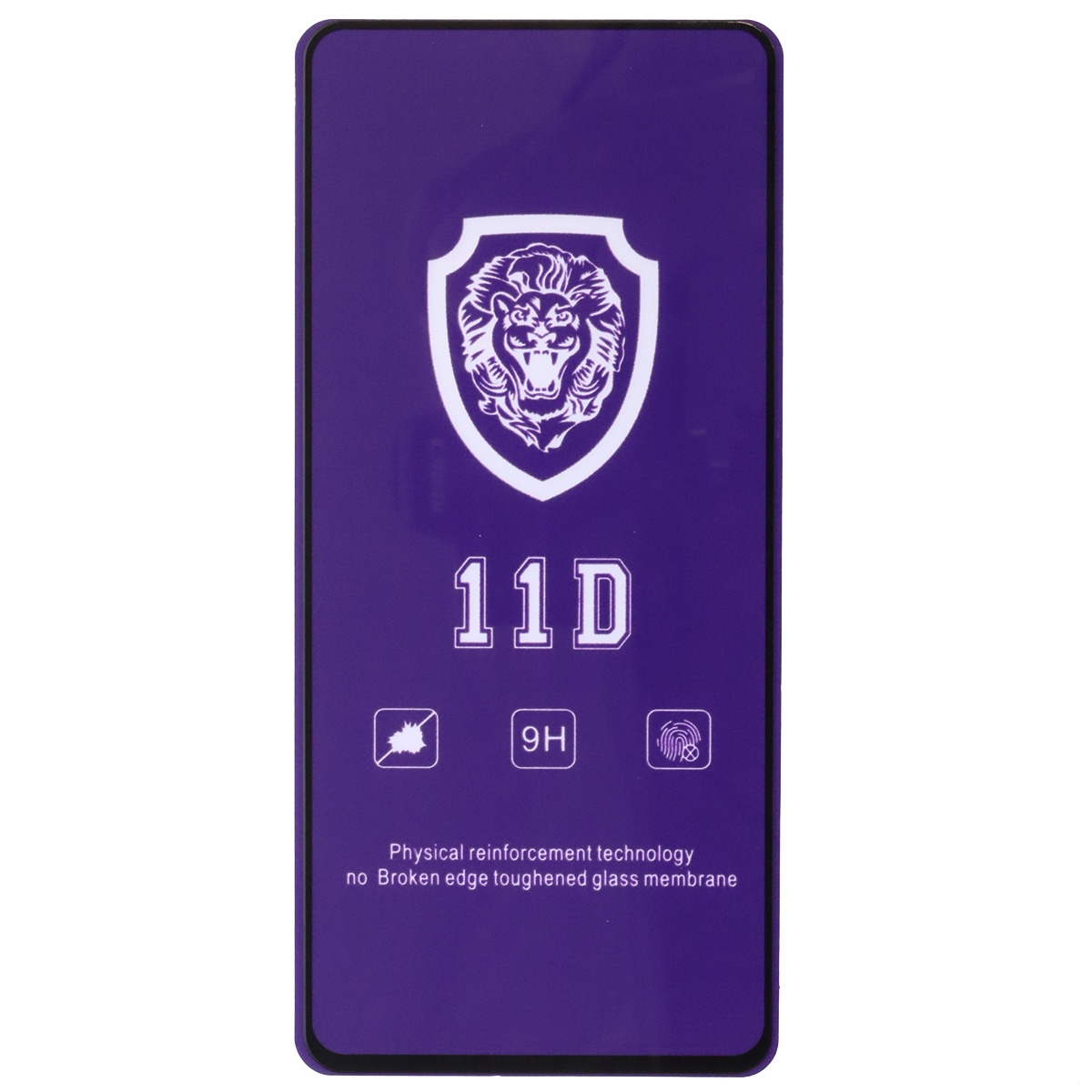 Защитное стекло 11D LION FULL GLUE для XIAOMI Redmi Note 9S, Note 9 Pro, цвет окантовки черный