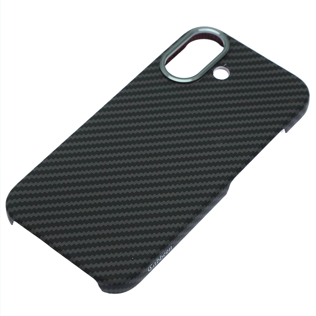 Чехол накладка Cabbeen с поддержкой MagSafe для APPLE iPhone 16, карбон, цвет темно серый