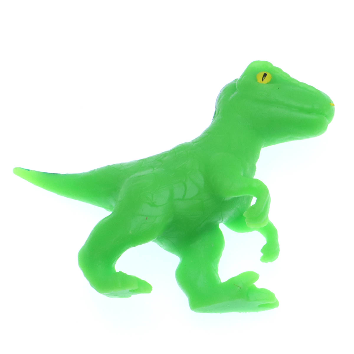 Тянущаяся игрушка динозавр в коробке, цвет зеленый