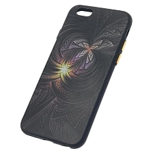 Чехол накладка для APPLE iPhone 6, iPhone 6G, iPhone 6S, силикон, рисунок узор