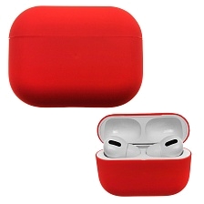 Чехол Silicon Case для наушников APPLE AirPods PRO, цвет красный