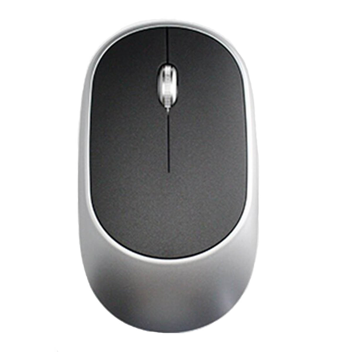 Мышь беспроводная, оптическая, 2.4G Wireless Mouse E100, 3 кнопки, 1600 dpi, цвет черно серебристый