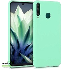 Чехол накладка GPS для HUAWEI Y6P (MED-LX9N), силикон, матовый, цвет бирюзовый