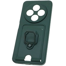 Чехол накладка VERSATILE 3 в 1 для XIAOMI Redmi 14C, POCO C75, цвет темно зеленый