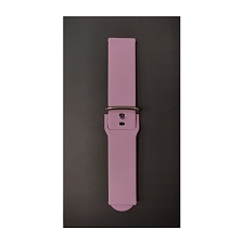 Ремешок для смарт часов универсальный 22 мм для SAMSUNG, XIAOMI, HUAWEI, силикон, цвет светло пурпурный