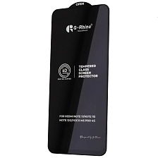 Защитное стекло 6D G-Rhino 200C для XIAOMI Redmi Note 11 4G, Redmi Note 11S, Redmi Note 12S, POCO M4 Pro 4G, цвет окантовки черный (Тип 1)