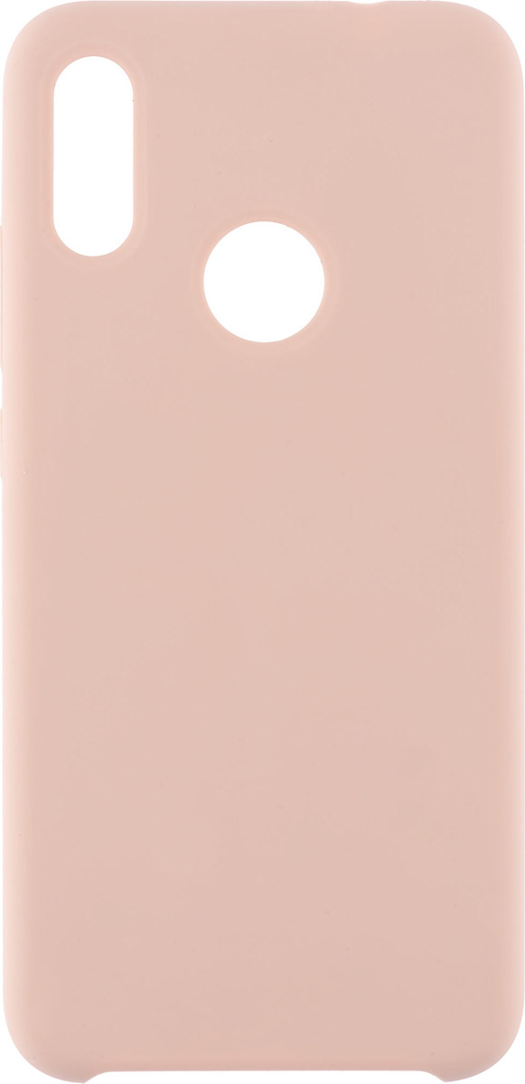 Чехол накладка для XIAOMI REDMI NOTE 7, NOTE 7 PRO, силикон, бархат, цвет розовый.