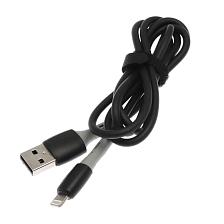 Кабель MRM G6 APPLE Lightning 8 pin, длина 1 метр, цвет черно серый