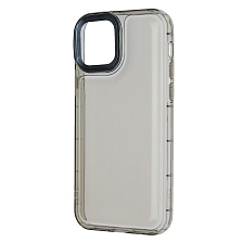 Чехол накладка AIR BAG для APPLE iPhone 12, iPhone 12 Pro, силикон, цвет прозрачно черный