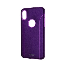 Чехол накладка Cherry II для APPLE iPhone X, силикон, цвет фиолетовый.