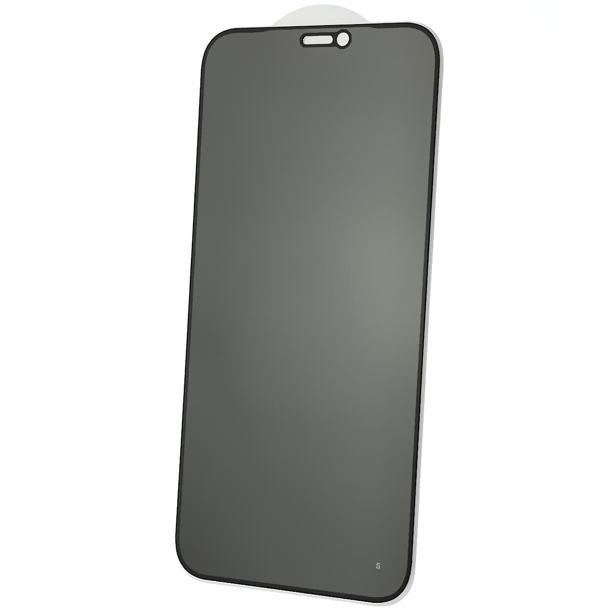 Защитное стекло Антишпион для APPLE iPhone 12 (6.1"), iPhone 12 Pro (6.1"), цвет окантовки черный