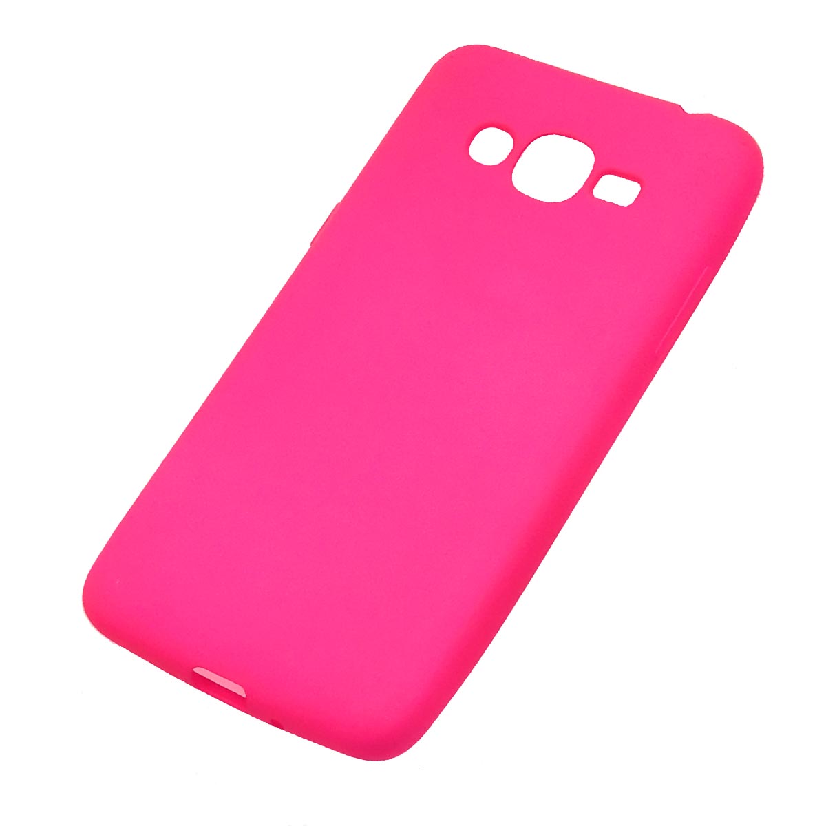 Чехол накладка Fashion для SAMSUNG Galaxy J2 Prime (SM-G532), силикон, цвет розовый