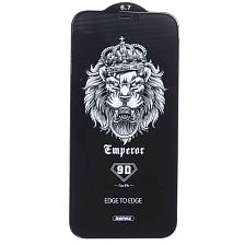 Защитное стекло Антишпион REMAX GL-35 для APPLE iPhone 12 Pro Max (6.7"), цвет окантовки черный