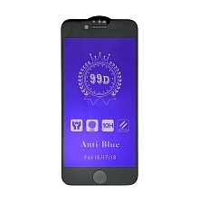 Защитное стекло "99D" для APPLE iPhone 6/6G/6S (4.7") анти-бликовое Anti-Blue, цвет окантовки чёрный. Защитное стекло "99D" для APPLE iPhone 6/6G/6S (4.7") анти-бликовое Anti-Blue, цвет окантовки чёрный.