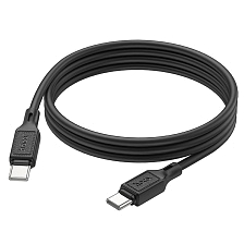 Кабель HOCO X90 Cool USB Type C на USB Type C, 60W, 3A, длина 1 метр, цвет черный Кабель HOCO X90 Cool USB Type C на USB Type C, 60W, 3A, длина 1 метр, цвет черный