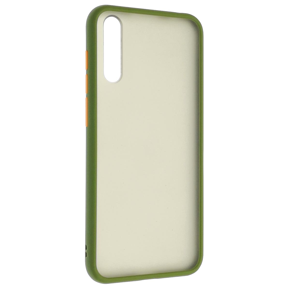 Чехол накладка SKIN SHELL для HUAWEI Honor 30i (LRA-LX1), Y8p (AQM-LX1), P Smart S (2020), силикон, пластик, цвет окантовки хаки