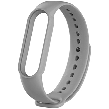 Ремешок на запястье, браслет для XIAOMI Mi Band 7, силикон, цвет серый Ремешок на запястье, браслет для XIAOMI Mi Band 7, силикон, цвет серый