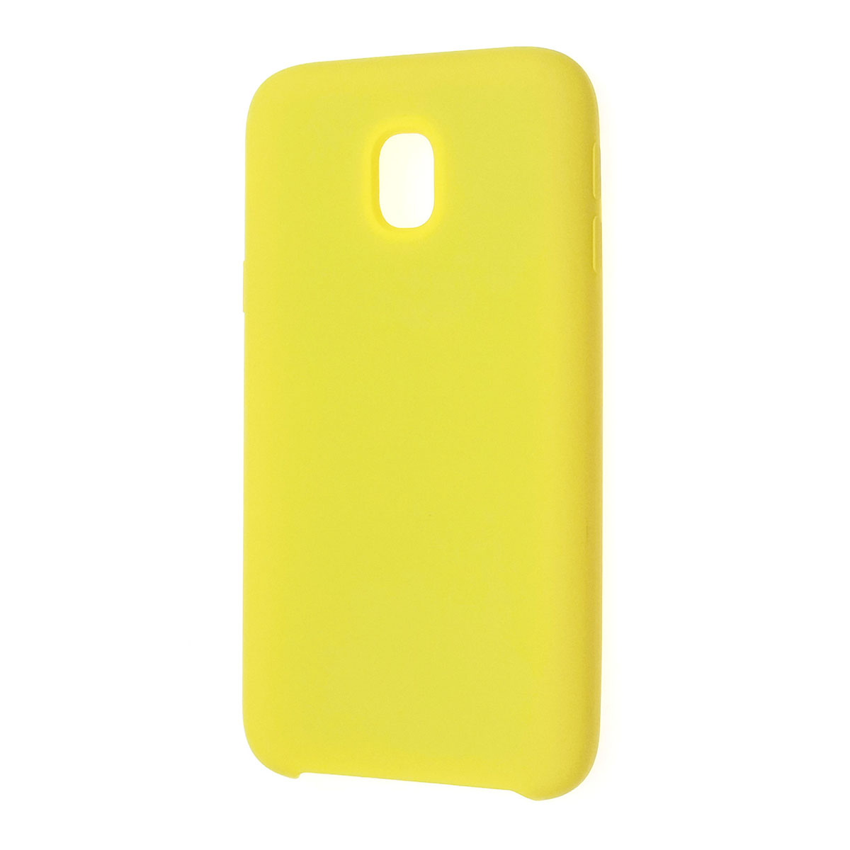 Чехол накладка Silicon Cover для SAMSUNG Galaxy J3 2017 (SM-J330), силикон, цвет желтый.
