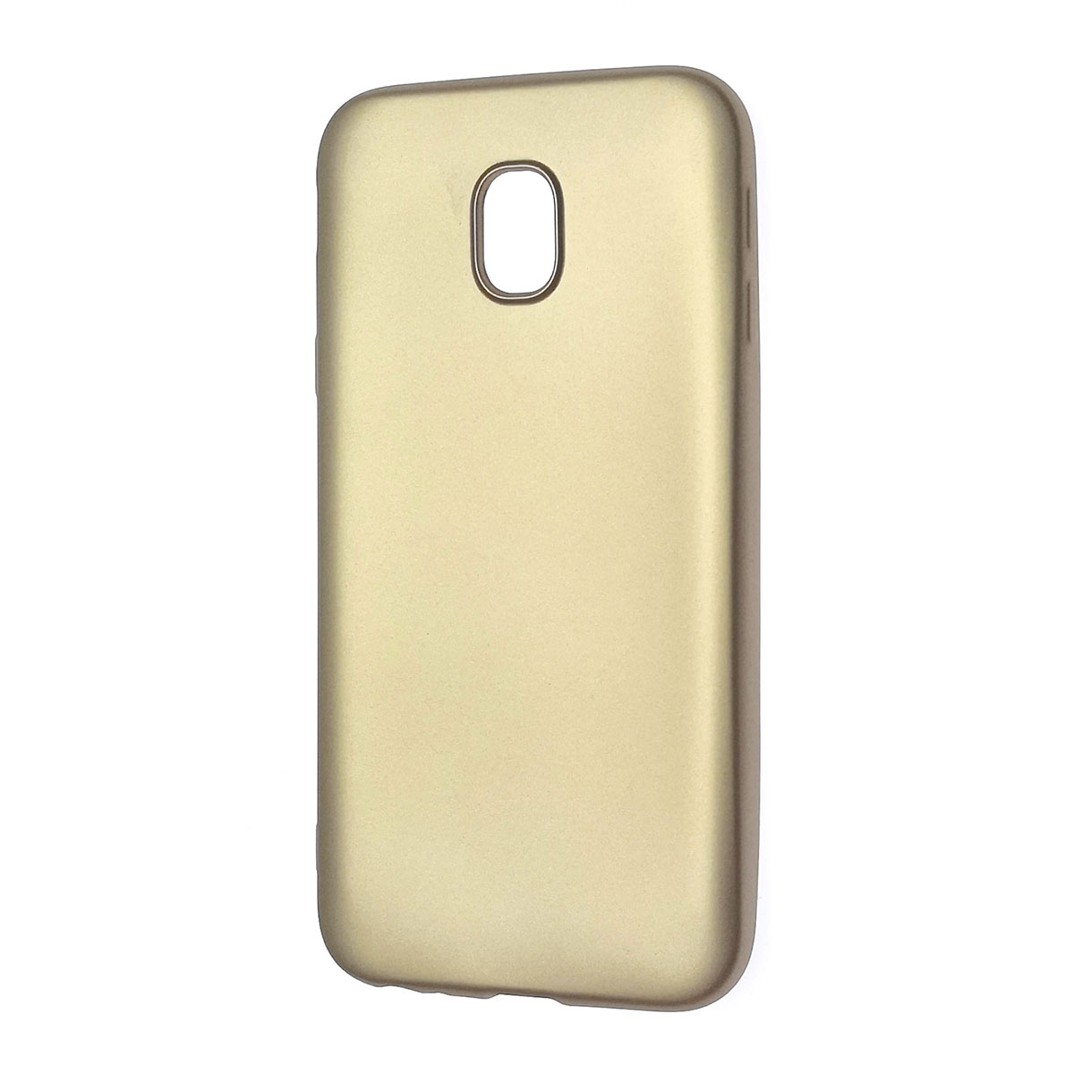 Чехол накладка J-Case THIN для SAMSUNG Galaxy J3 2017 (SM-J330), силикон, цвет золотистый.