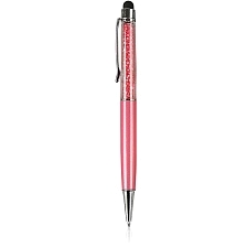 Ручка стилус для телефонов и планшетов, со стразами, цвет розовый