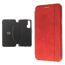 Чехол книжка VINTAGE LiNE для HUAWEI Honor 20 Pro (YAL-L41), экокожа, визитница, цвет красный