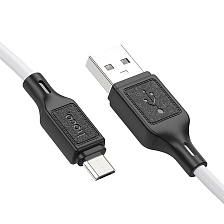 Кабель HOCO X90 Cool Micro USB, 2.4A, длина 1 метр, цвет белый